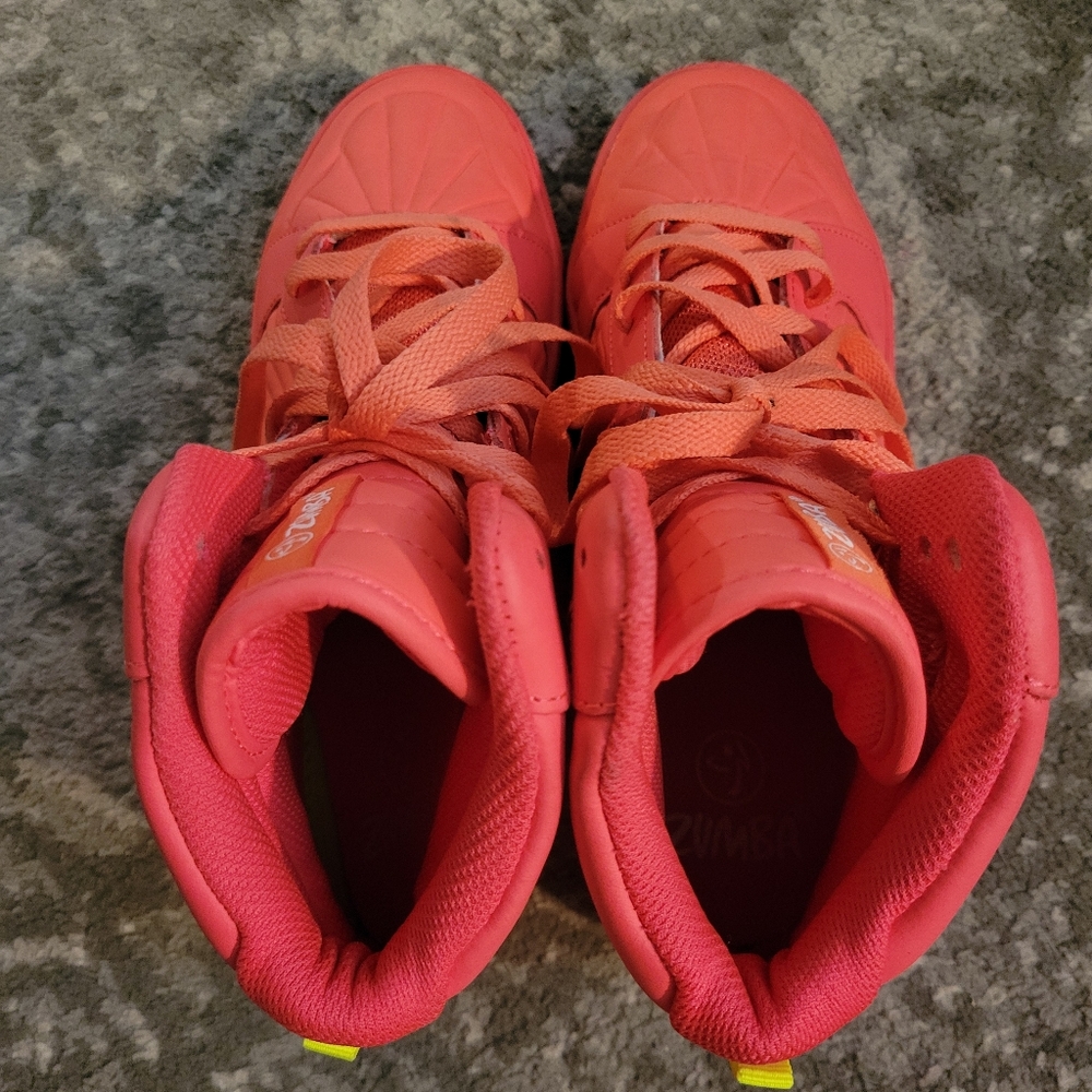 Zumba Fitness Neon Street Groove High-Top Sneaker Size 8.5 - Picture 6 of 11
